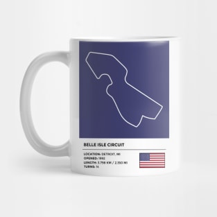 Detroit Belle Isle Circuit [info] Mug